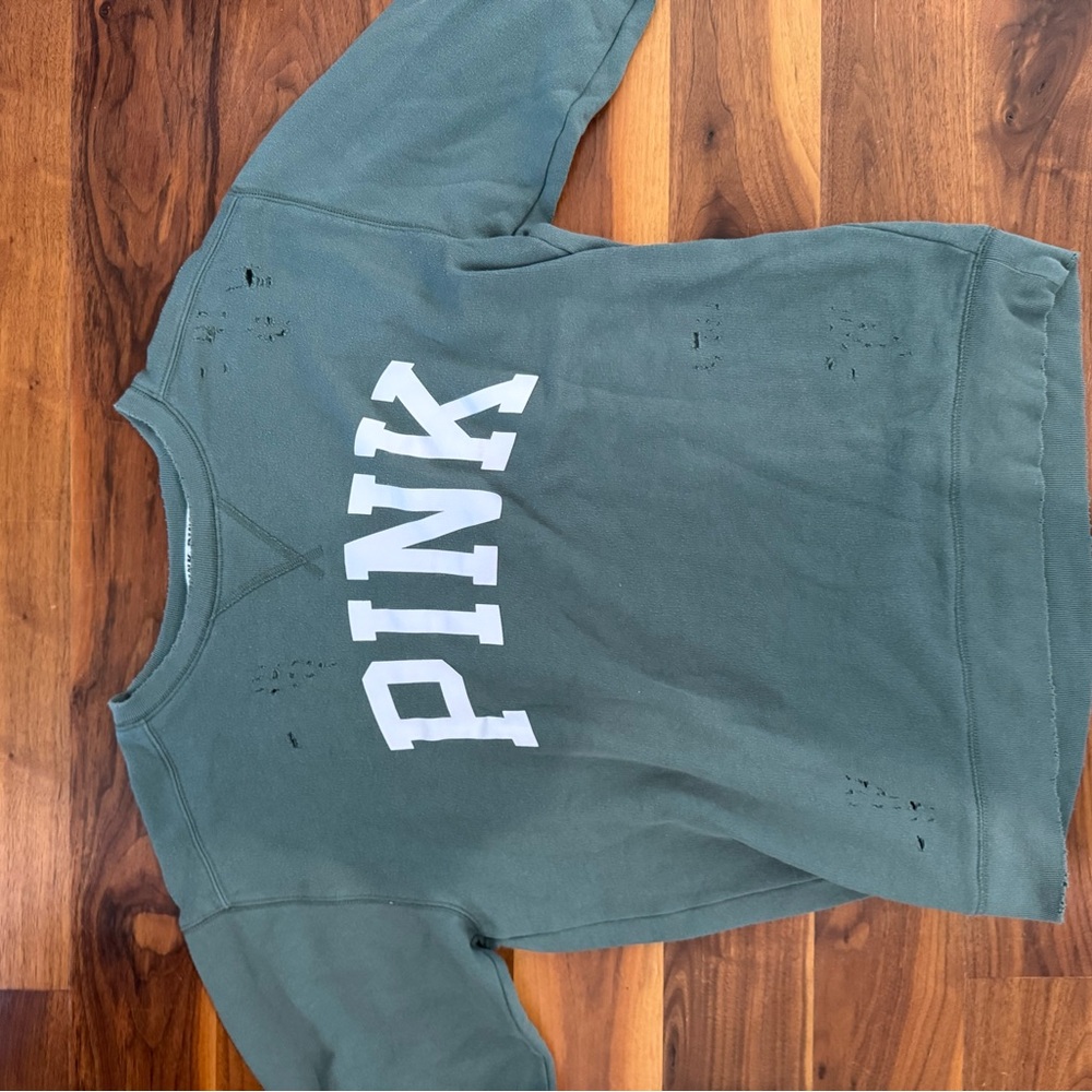 Green PINK Sweatshirt
